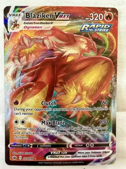 Pokemon TCG Chilling Reign Blaziken VMAX 21/198 Ultra Rare Holo (1) - Image 2