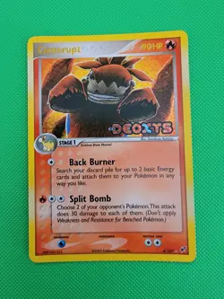 Pokemon TCG Camerupt 4/107 Deoxys Reverse Holo NM - Image 1