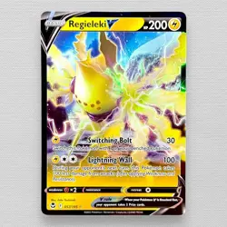 Regieleki V 057/195 Swsh12: Sword & Shield - Silver Tempest Holo Pokemon TCG NM - Image 1