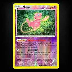 Mew 29/124 Fates Collide Reverse Holo Rare Pokemon TCG NM - Image 1