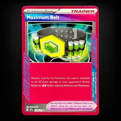 Maximum Belt 154/162 Ace Spec Rare SV05: Temporal Forces Holo Pokemon TCG NM - Image 1