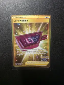 Pokemon TCG Pokemon Go Lure Module Secret Ultra Rare 088/078 Gold Hyper Rare NM! - Image 1