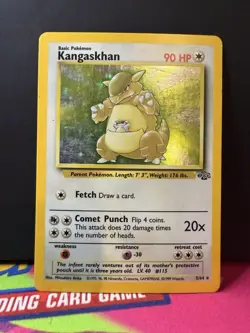 Pokemon TCG Kangaskhan Holo Rare Jungle - Image 1