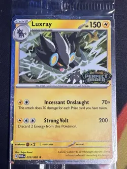 Pokemon Luxray 028/088 Perfect Order Best Buy Stamped Promo Sealed NM Mint - Image 2