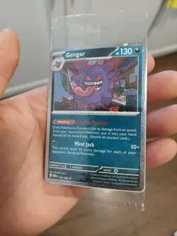 Pokemon TCG Gengar 050/088 EBGames Promo ENGLISH Sealed SWIRL 💫 - Image 2
