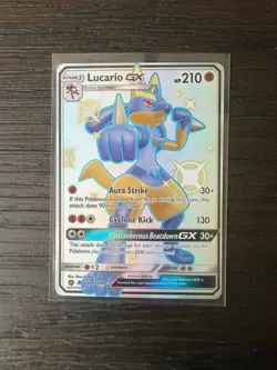 2019 Pokemon Sun & Moon Hidden Fates #SV64/SV94 Lucario GX - Image 1