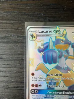 2019 Pokemon Sun & Moon Hidden Fates #SV64/SV94 Lucario GX - Image 2