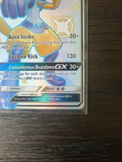 2019 Pokemon Sun & Moon Hidden Fates #SV64/SV94 Lucario GX - Image 5