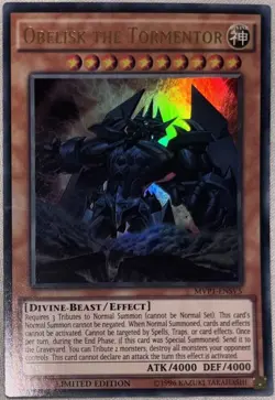 OBELISK THE TORMENTOR - MVP1-ENSV5 - Ultra Rare - Limited Edition - YuGiOh - Image 1