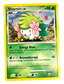 Shaymin - 38/127 - Cosmos Holo Rare - Platinum - 2009 Vintage - Pokemon TCG - Image 1
