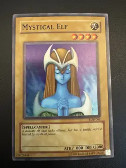 Mystical Elf LOB-062 Unlimited Super Rare Yugioh NM / Mint - Image 1