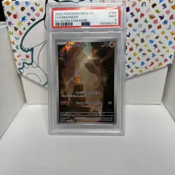 Pokemon Charmander 168/165 SV151 Illustration Rare Holo PSA 9 Graded - Image 2
