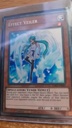 Yugioh Effect Veiler RA01-EN003 Collectors Rare - Image 1