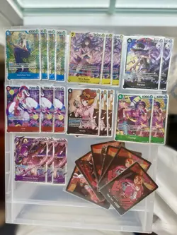 One Piece Heroines EB03 SR Lot English 3x Nico Robin, 4x Vivi, 3x Uta and more - Image 1