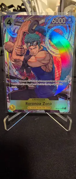 One Piece Card Game Roronoa Zoro OP15-113 SR Alt Art Adventure on KAMI's Island - Image 1