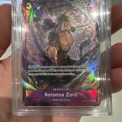 ACE 10 - 2025 One Piece CHN Roronoa Zoro OP09-076 R (Alt Art Parallel) English - Image 3
