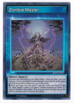 Yugioh Zombie Master SBTK-ENS01 Super Rare Speed Duel 1st Ed - Image 1