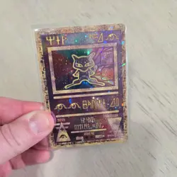 Ancient Mew Pokemon Card Holo Movie PROMO Medium Play - Image 5