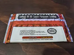 Pokemon Topps Trading Cards Series 1 TV Animation Edition Booster Pack Sealed - Image 3