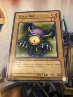 1x (P) Meda Bat - LOB-083 - Common - 1st Edition YuGiOh - Image 1