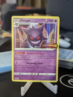 Gengar SWSH241 Prerelease Stamped Holo Promo Lost Origin Pokemon Card NM C3 - Image 1