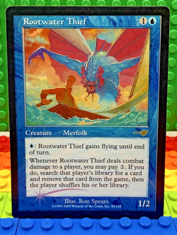 1x Rootwater Thief FOIL [Nemesis (NMS)] # 40 LP/EX - VINTAGE MTG RARE - Image 1