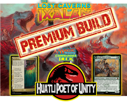 Huatli, Poet of Unity MTG EDH Commander Deck, Premium Dino Power! - Image 1