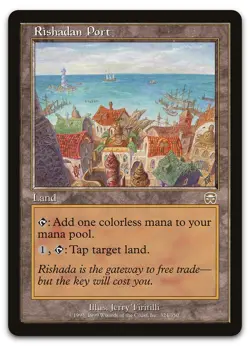 Rishadan Port #324 (NM) Mercadian Masques MMQ Magic MTG - Image 1