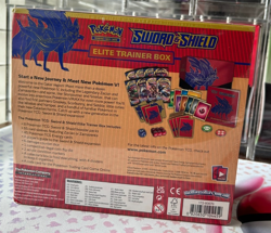 Pokemon Sword and Shield Elite Trainer Box ETB with Acrylic Case - Image 2