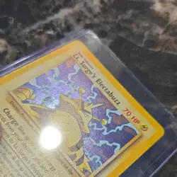 Pokemon Lt. Surge's Electabuzz Gym Heroes 6/132 Holo Rare 70 HP English - Image 3