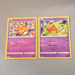 Cute Dedenne pokemon Basic Card Lot 4x - Image 4