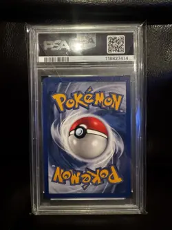 2000 Pokemon Team Rocket First Edition Dark Machamp Holo #10 PSA 7 - Image 2