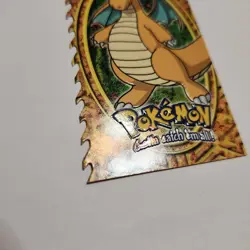 1999 Topps Pokemon the First Movie Dragonite E12 of 12 Die-Cut - Image 2