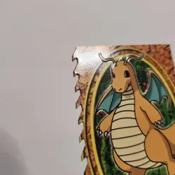 1999 Topps Pokemon the First Movie Dragonite E12 of 12 Die-Cut - Image 4