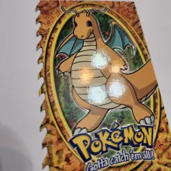 1999 Topps Pokemon the First Movie Dragonite E12 of 12 Die-Cut - Image 5