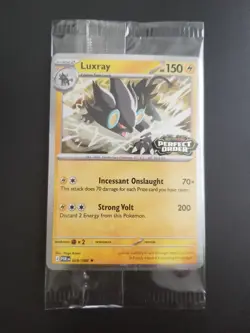 Luxray 028/088 Pokemon Perfect Order Best Buy Stamped Promo Sealed - Image 1