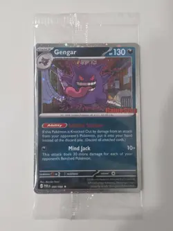 Pokemon GameStop Stamped Exclusive Gengar Promo Sealed 050/088 - Image 1