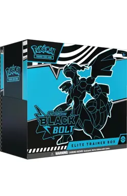 Pokemon TCG Scarlet & Violet: Black Bolt - Elite Trainer Box ETB - SEALED NEW - Image 1
