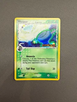 Wooper 71/101 Reverse Holo EX Dragon Frontiers Pokemon Card - Image 1