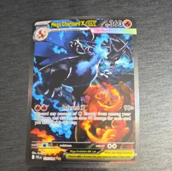 Pokemon Mega Charizard X EX 125/094 Phantasmal Flames Holo Special Rare - Image 1