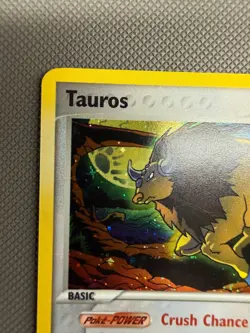 Tauros Holo Rare 12/100 ex Crystal Guardians Pokemon Card - Image 2