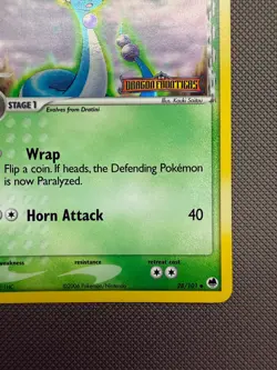 Dragonair Delta Species Reverse Holo 28/101 ex Dragon Frontiers Pokemon Card - Image 5