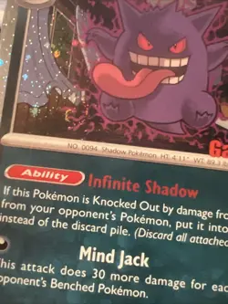 W/ Swirl! See photo Pokemon Gengar GameStop Promo Card 050/088 Exclusive Stamped - Image 2