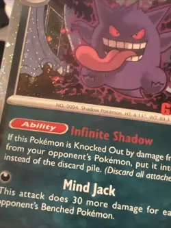 W/ Swirl! See photo Pokemon Gengar GameStop Promo Card 050/088 Exclusive Stamped - Image 3