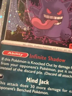 W/ Swirl! See photo Pokemon Gengar GameStop Promo Card 050/088 Exclusive Stamped - Image 4