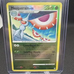 Masquerain Mysterious Treasures Reverse Holo Pokemon TCG 55/123 Diamond & Pearl - Image 1