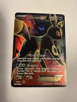 Pokemon Umbreon EX Full Art 119/124 Ultra Rare Holo Fates Collide NM - Image 1