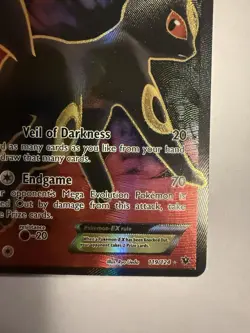 Pokemon Umbreon EX Full Art 119/124 Ultra Rare Holo Fates Collide NM - Image 4