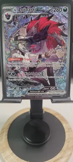 Pokemon TCG N's Zoroark EX Holo Ultra Rare Ascended Heroes 286/217 NM - Image 1