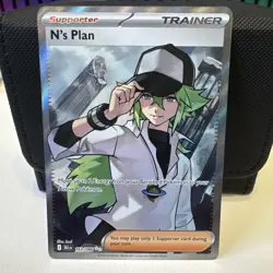 Pokemon TCG N's Plan 163/086 Ultra Rare Black Bolt - Image 1